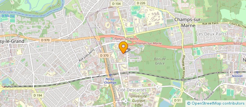 localisation de l'entreprise MONSIEUR SOULAIMANE SOUMARE  CHAMPS-SUR-MARNE