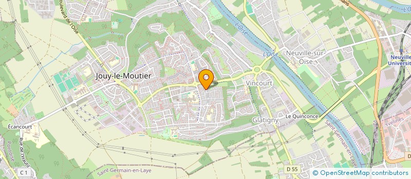 localisation de l'entreprise MONSIEUR SOULAYMANE BENOUIRANE  JOUY-LE-MOUTIER