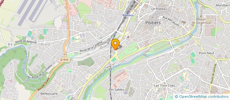 localisation de l'entreprise MONSIEUR SOULDINE ABOUDOU MADI AMADI  POITIERS