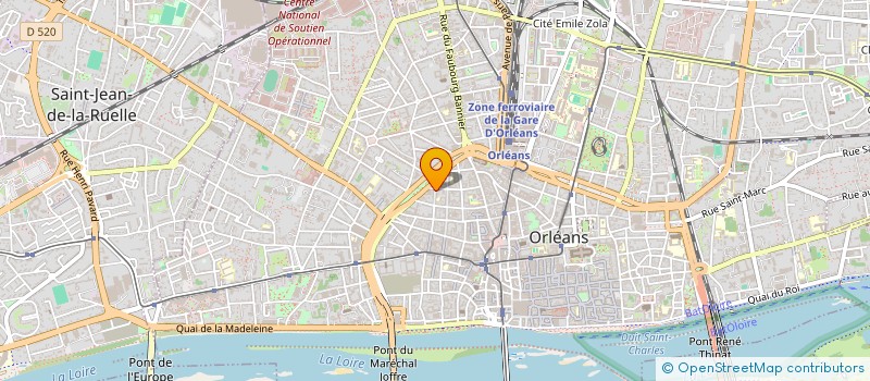 localisation de l'entreprise MONSIEUR SOULE DIARRA à ORLEANS