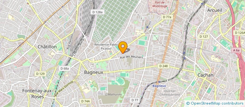 localisation de l'entreprise MONSIEUR SOULE SOUMARE à BAGNEUX
