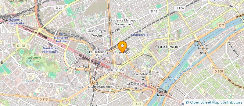 localisation de l'entreprise MONSIEUR SOULE SOW à COURBEVOIE