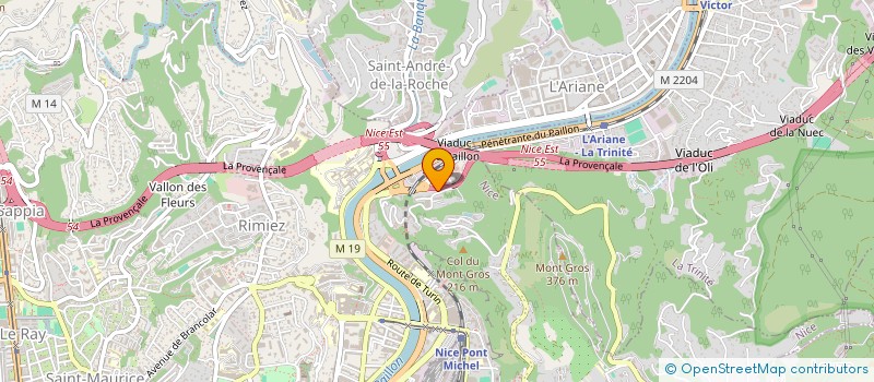 localisation de l'entreprise MONSIEUR SOULEIM AOUCHEV  NICE