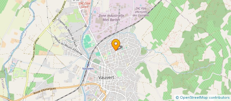 localisation de l'entreprise MONSIEUR SOULEIMAN DAOUDI  VAUVERT