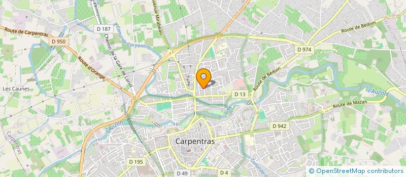 localisation de l'entreprise MONSIEUR SOULEIMAN MAZIANE  CARPENTRAS