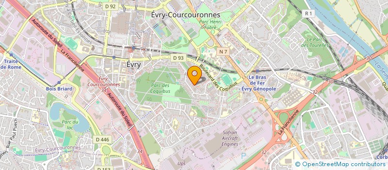localisation de l'entreprise MONSIEUR SOULEIMAN NOS KRI YOEUR à EVRY-COURCOURONNES