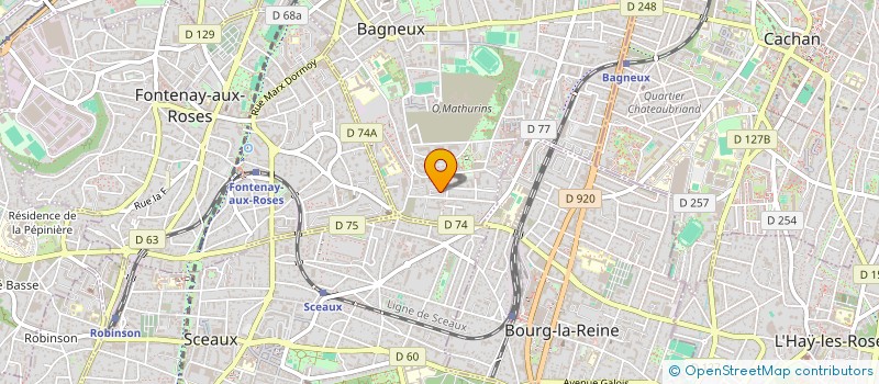 localisation de l'entreprise MONSIEUR SOULEIMANE CAMARA SOUMARE à BAGNEUX