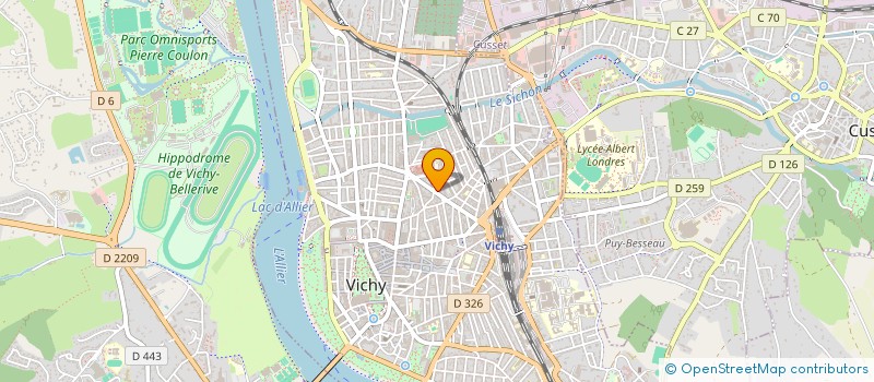 localisation de l'entreprise MONSIEUR SOULEMANE KONATE  VICHY