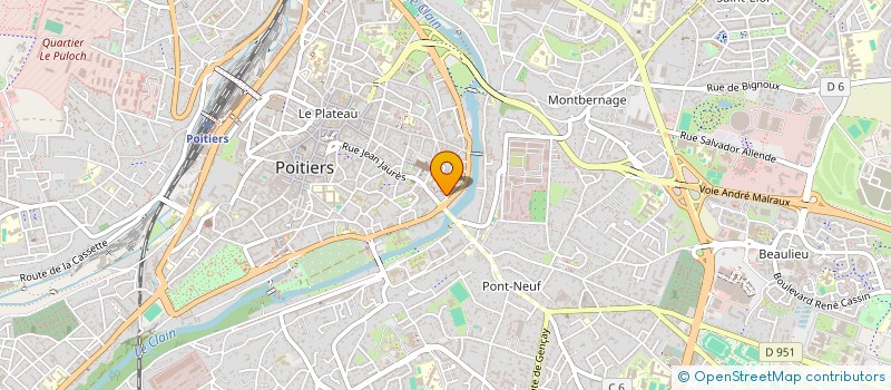 localisation de l'entreprise MONSIEUR SOULEMAYANE TRAORE  POITIERS