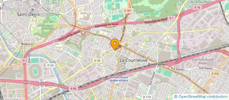 localisation de l'entreprise MONSIEUR SOULEY DODO à LA COURNEUVE