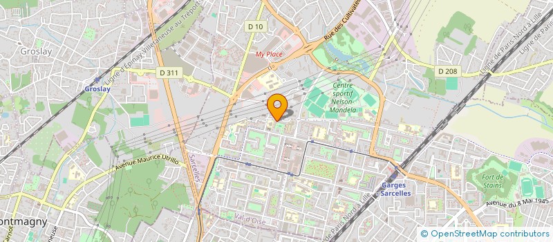 localisation de l'entreprise MONSIEUR SOULEYE DIABIRA  SARCELLES