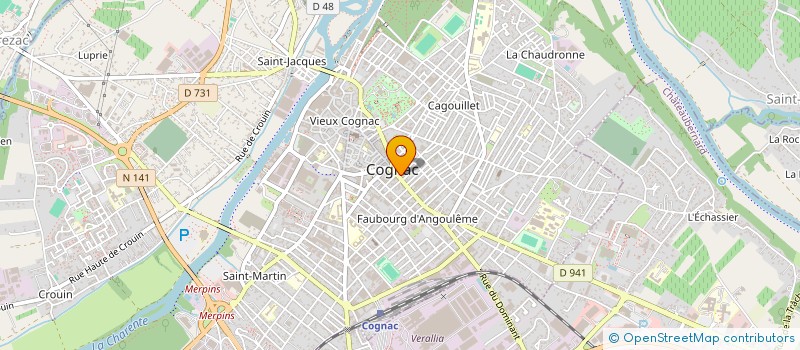 localisation de l'entreprise MONSIEUR SOULEYMAN BOUCIF à COGNAC