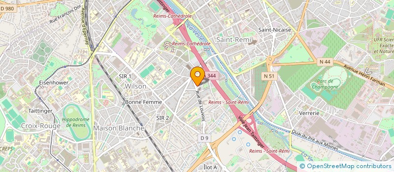 localisation de l'entreprise MONSIEUR SOULEYMAN DOUMBIA  REIMS