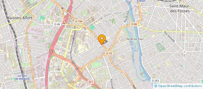 localisation de l'entreprise MONSIEUR SOULEYMAN LECLERC  CRETEIL