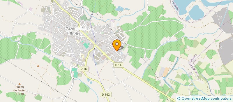 localisation de l'entreprise MONSIEUR SOULEYMAN MARGHAD  CAZOULS-LES-BEZIERS