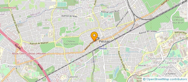 localisation de l'entreprise MONSIEUR SOULEYMANE ABBA à PESSAC