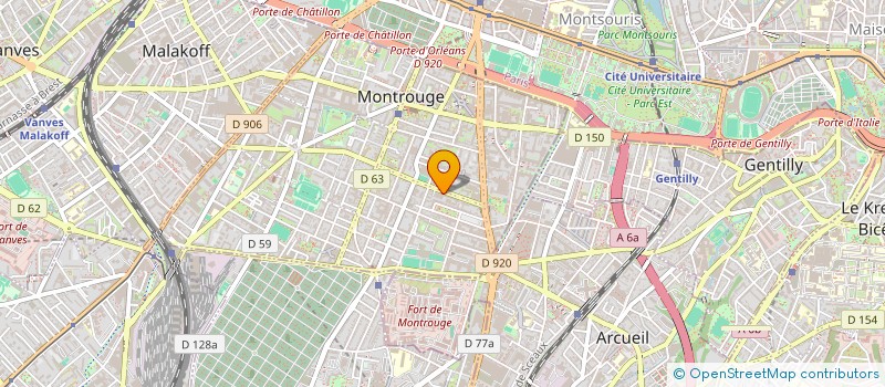 localisation de l'entreprise MONSIEUR SOULEYMANE ABDOULAYE  MONTROUGE