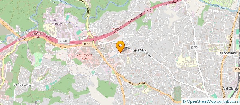 localisation de l'entreprise MONSIEUR SOULEYMANE BAH  ANTIBES