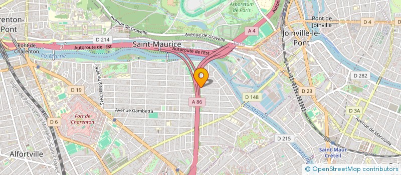 localisation de l'entreprise MONSIEUR SOULEYMANE BAKAYOKO  MAISONS-ALFORT