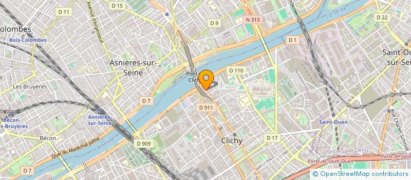 localisation de l'entreprise MONSIEUR SOULEYMANE CAMARA à CLICHY