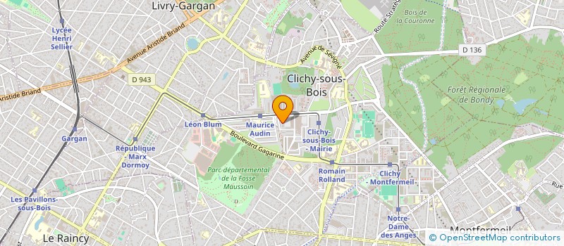 localisation de l'entreprise MONSIEUR SOULEYMANE CAMARA à CLICHY-SOUS-BOIS
