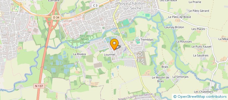 localisation de l'entreprise MONSIEUR SOULEYMANE CISSE  NOYAL-CHATILLON-SUR-SEICHE