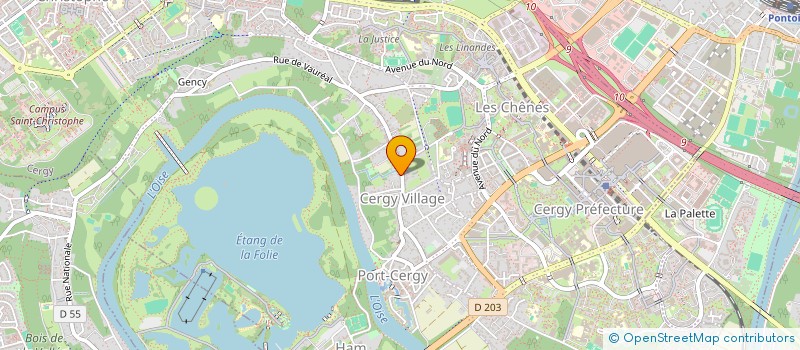 localisation de l'entreprise MONSIEUR SOULEYMANE DIABIRA  CERGY