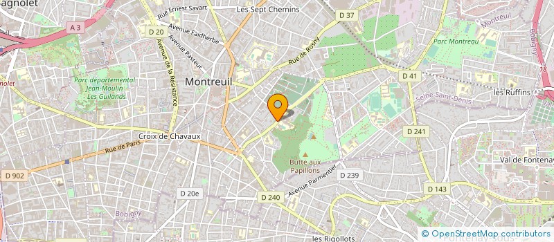 localisation de l'entreprise MONSIEUR SOULEYMANE DIAGNE à MONTREUIL