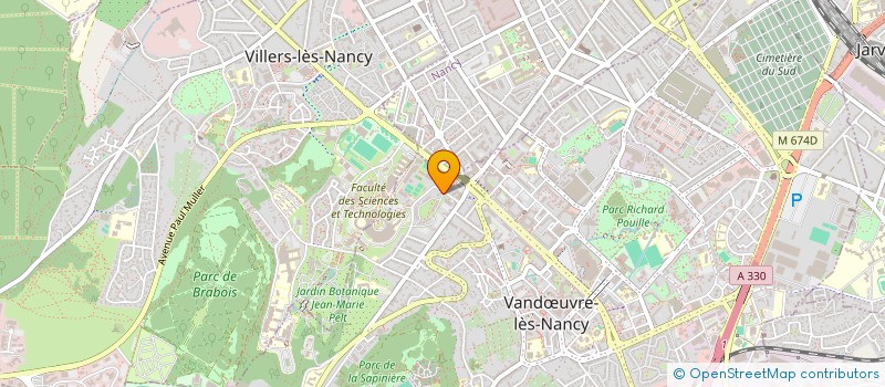 localisation de l'entreprise MONSIEUR SOULEYMANE DIAGNE  VANDUVRE-LES-NANCY