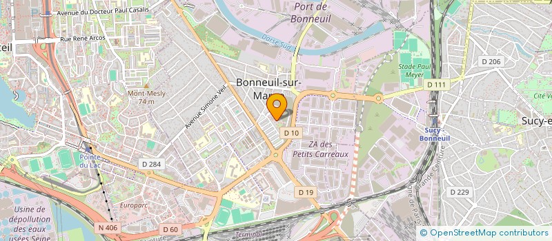 localisation de l'entreprise MONSIEUR SOULEYMANE DIALLO  BONNEUIL-SUR-MARNE