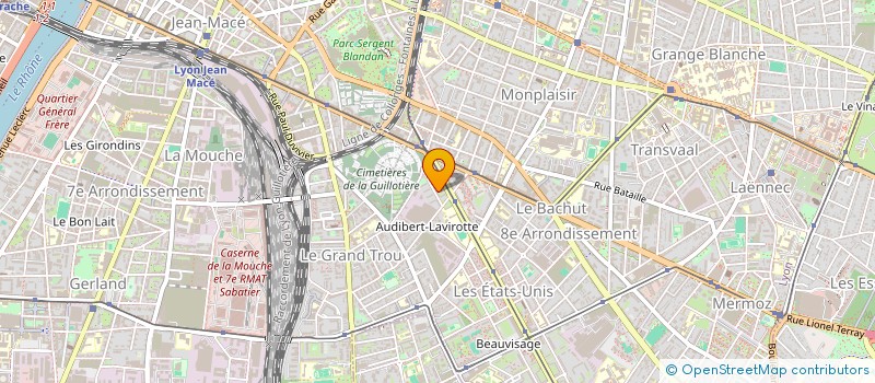 localisation de l'entreprise MONSIEUR SOULEYMANE DIALLO  LYON