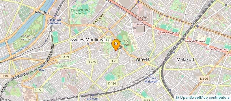 localisation de l'entreprise MONSIEUR SOULEYMANE DIALLO  VANVES