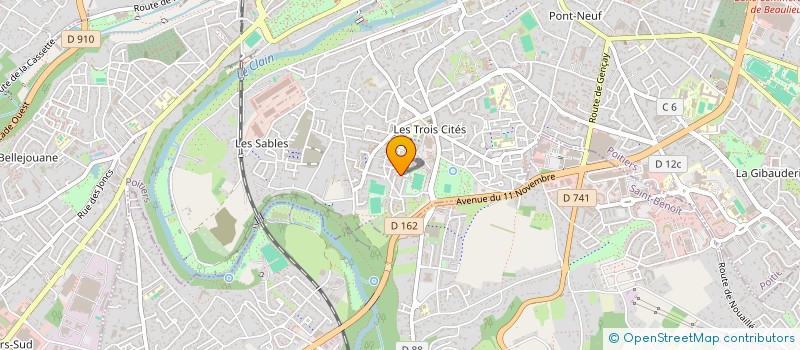 localisation de l'entreprise MONSIEUR SOULEYMANE DIANE  POITIERS