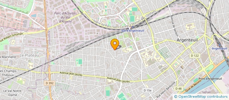 localisation de l'entreprise MONSIEUR SOULEYMANE DIOMANDE  ARGENTEUIL