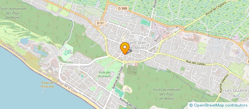 localisation de l'entreprise MONSIEUR SOULEYMANE DIOMANDE  SAINT-JEAN-DE-MONTS