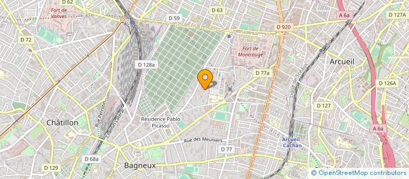 localisation de l'entreprise MONSIEUR SOULEYMANE DOUCOURE à BAGNEUX