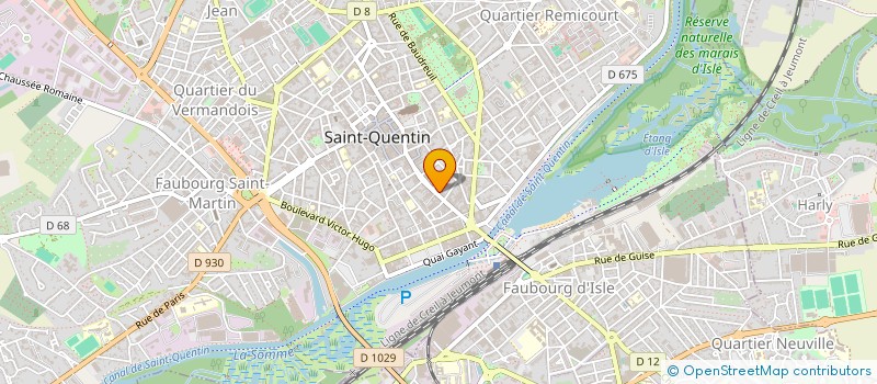 localisation de l'entreprise MONSIEUR SOULEYMANE DOUMBOUYA à SAINT-QUENTIN