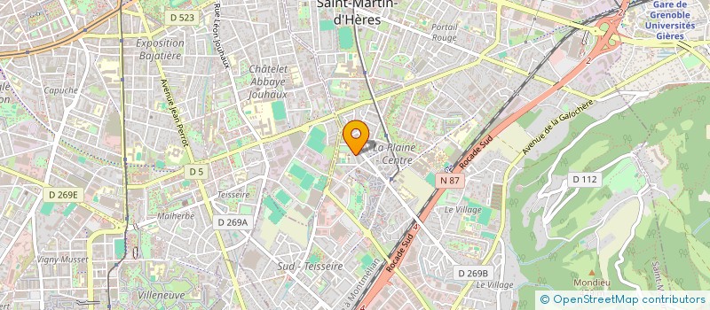 localisation de l'entreprise MONSIEUR SOULEYMANE DRAME  SAINT-MARTIN-D'HERES