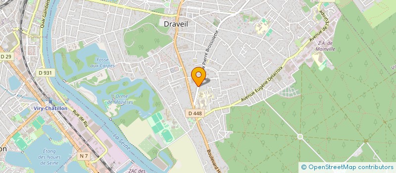 localisation de l'entreprise MONSIEUR SOULEYMANE FOFANA à DRAVEIL