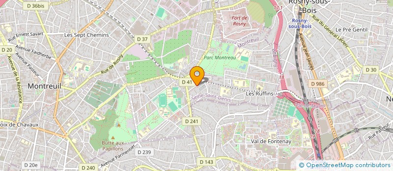 localisation de l'entreprise MONSIEUR SOULEYMANE KONE à MONTREUIL