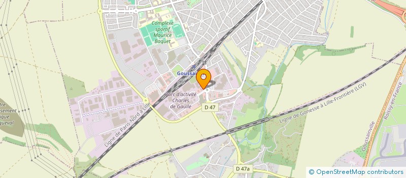 localisation de l'entreprise MONSIEUR SOULEYMANE KONE  GOUSSAINVILLE