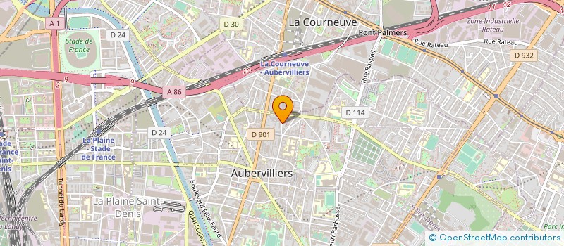 localisation de l'entreprise MONSIEUR SOULEYMANE MAREGA à AUBERVILLIERS