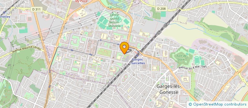 localisation de l'entreprise MONSIEUR SOULEYMANE MINTA  SARCELLES