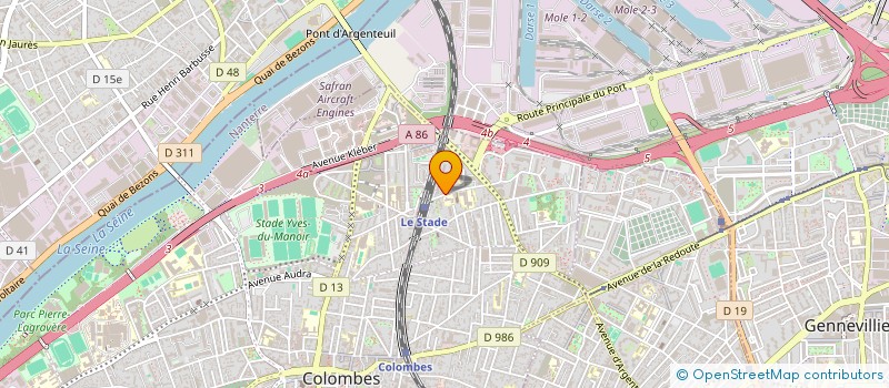 localisation de l'entreprise MONSIEUR SOULEYMANE OUATTARA  COLOMBES