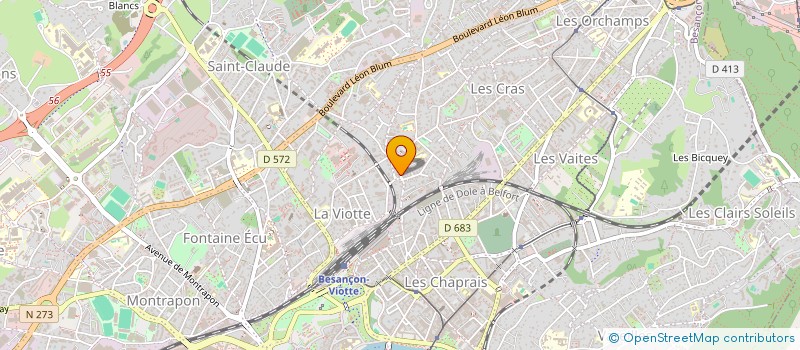 localisation de l'entreprise MONSIEUR SOULEYMANE SANOGO à BESANCON