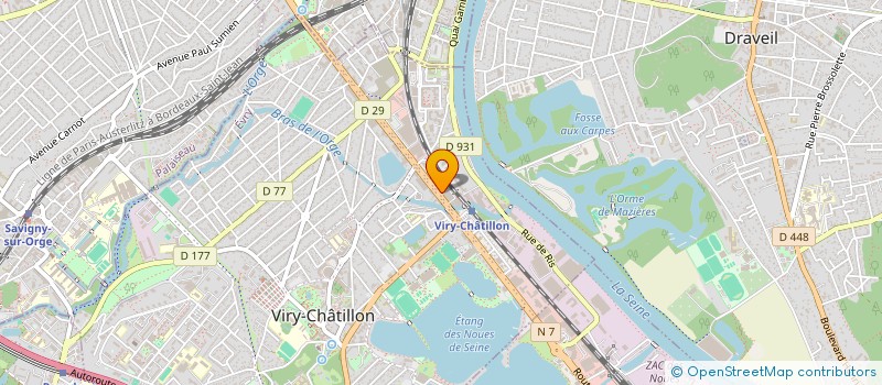 localisation de l'entreprise MONSIEUR SOULEYMANE TRAORE  VIRY-CHATILLON