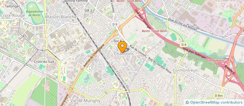 localisation de l'entreprise MONSIEUR SOULEYMANOU ALI  REIMS