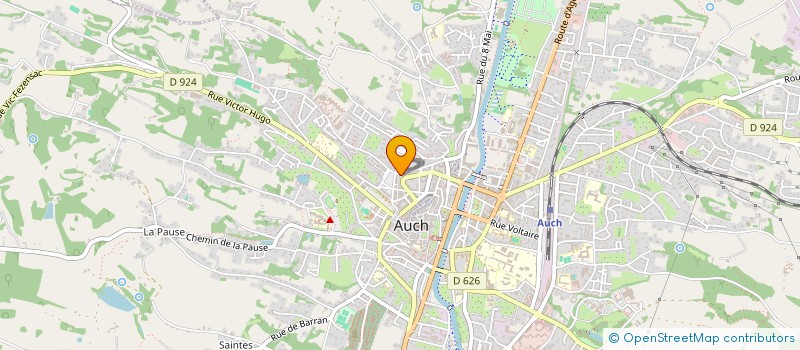 localisation de l'entreprise MONSIEUR SOULIM GUINAEV à AUCH