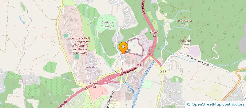 localisation de l'entreprise MONSIEUR SOULIMAN AGHARBI à FREJUS