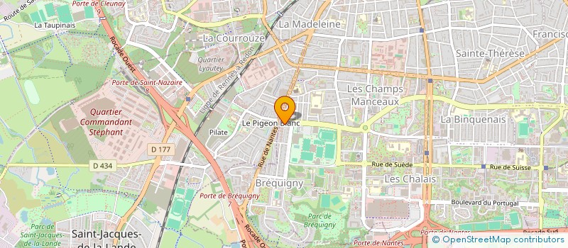 localisation de l'entreprise MONSIEUR SOULLARD JERRY TELEMAQUE THOMAS  RENNES